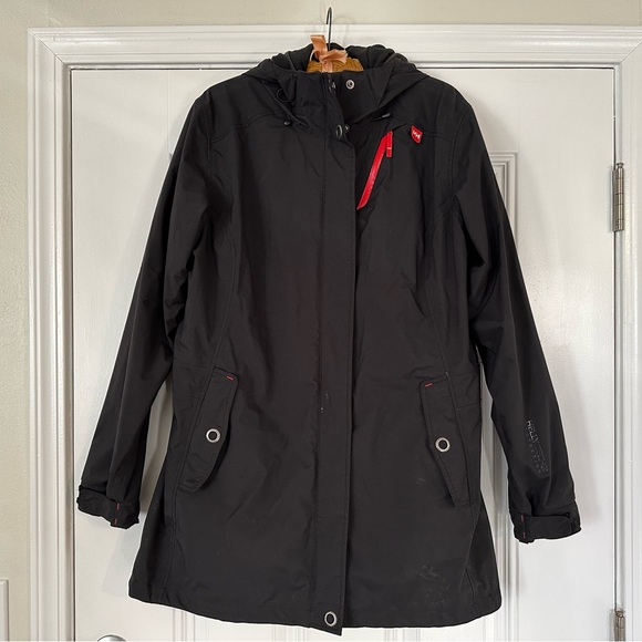 Helly Hansen Jackets & Blazers - Helly Hansen Black Raincoat w/Liner XL